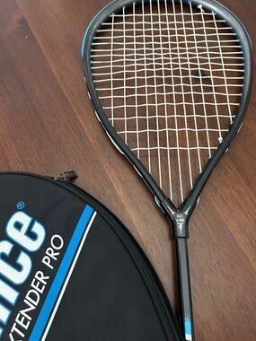 Prince Extender Pro Squash Racquet with Matching Zippered Carrying Case Cover